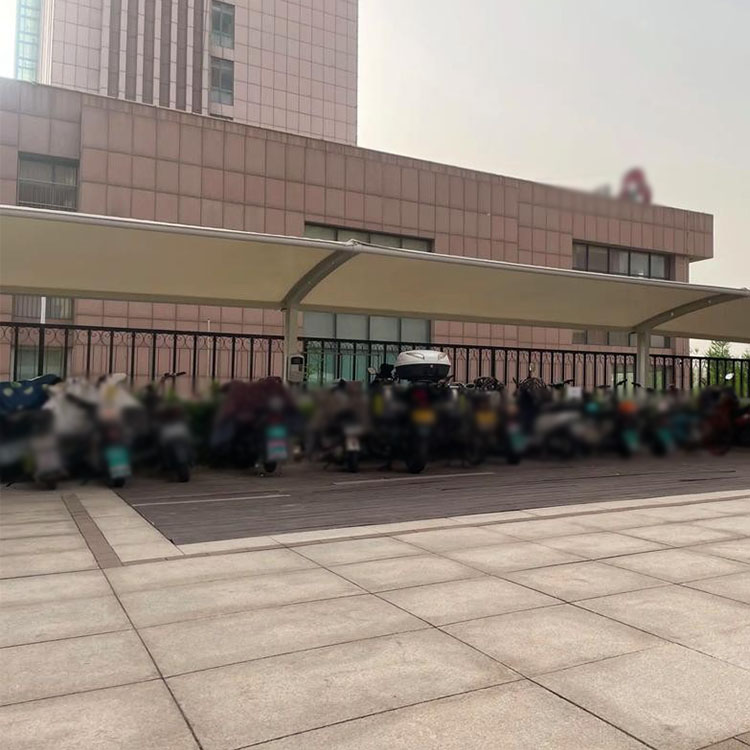 鸡泽县膜结构电动车棚